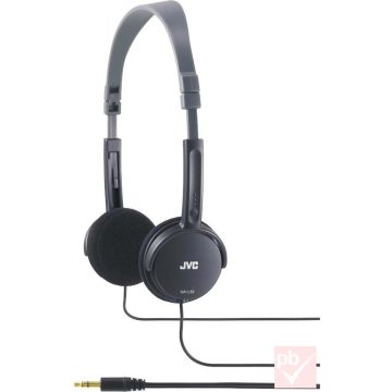 JVC összehajtható könnyű fejhallgató (fekete)