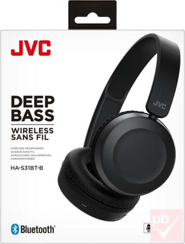 JVC Deep Bass Wireless Sans Fil Bluetooth fejhallgató