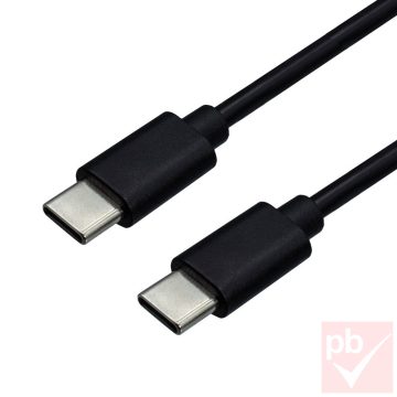 USB 3.1 C-C összekötő kábel fekete 1.0m