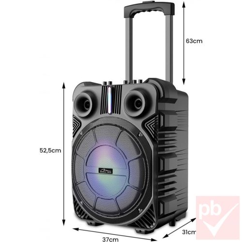 Media-Tech Boombox Trolley Bluetooth hangfal