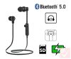 Platinet Bluetooth Wireless Earphones With Mic & Music Control headset (fekete)