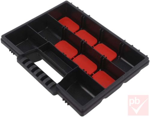 Proline HD 11 rekeszes tároló doboz, műanyag (195x155x35mm)