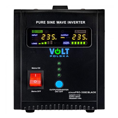 VOLT POLSKA külső akkumulátoros szinuszos szünetmentes tápegység
