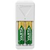 Varta Mini Charger hálózati akkutöltő 2db AA 2100mAh Ni-MH akkuval