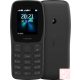 Nokia 110 fekete DualSIM kártyafüggetlen mobiltelefon (bemutató darab)