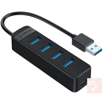 Orico 4 portos USB 3.0 elosztó (HUB) fekete