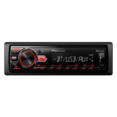 Pioneer MVH-29BT autós fejegység (USB, AUX, Bluetooth, 4x50W)