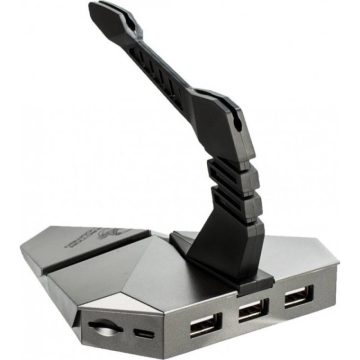 Omega Varr egér bungee USB elosztóval, kártyaolvasóval