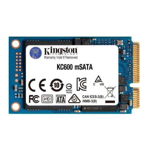 Kingston KC600 256GB mSATA SSD meghajtó