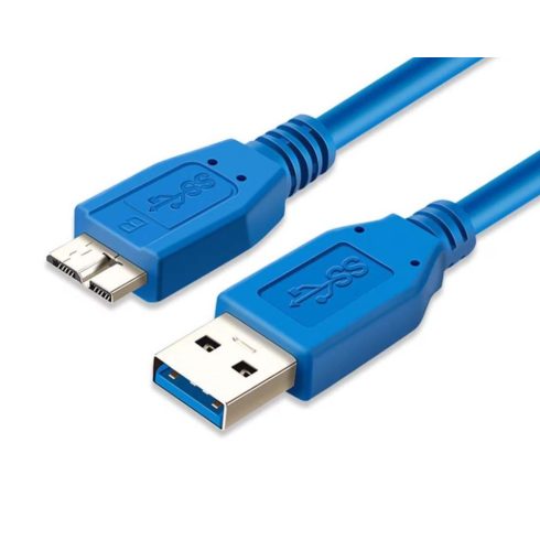 USB 3.0 A-micro B összekötő kábel 0.75m