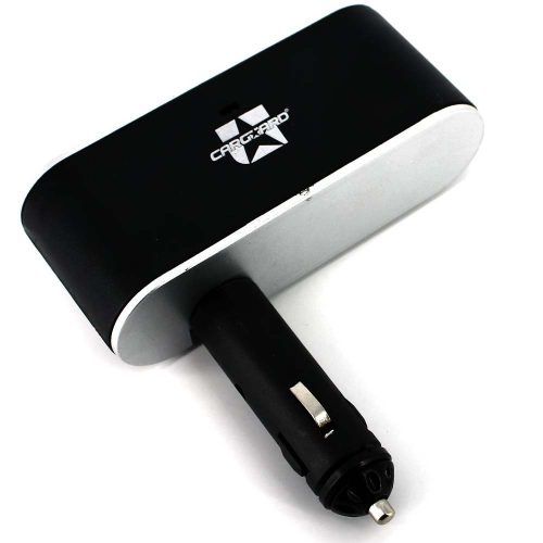 Carguard 3 aljzatos szivargyújtó elosztó USB töltő aljzattal