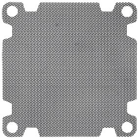   Utólag beépíthető porszűrő rács 12cm ventilátorhoz (120x120mm)