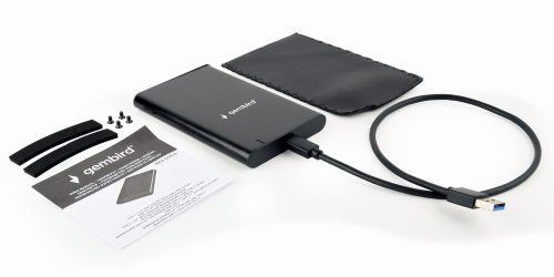 Gembird 2.5" USB 3.1 Type-C SATA külső SSD / merevlemez ház