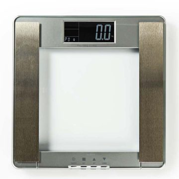   Nedis digitális személymérleg edzett üveglappal (max. 180kg, pontosság: 0.1kg)