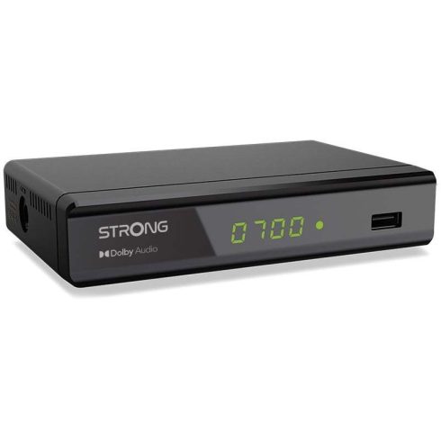 Strong SRT8119 DVBT2 Set Top Box távirányítóval