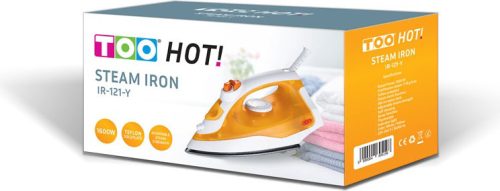 TOO 1400W sárga-fehér gőzölős vasaló