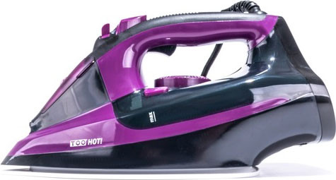 TOO 2200W fekete-lila gőzölős vasaló
