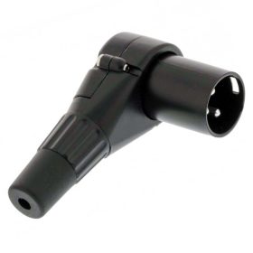 XLR 3p. apa lengő csatlakozó 90°