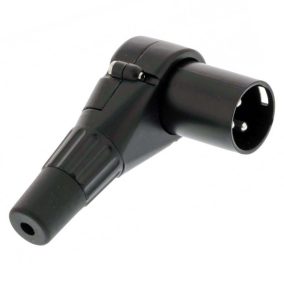 XLR 3p. apa lengő csatlakozó 90°