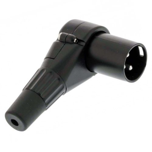 XLR 3p. apa lengő csatlakozó 90°