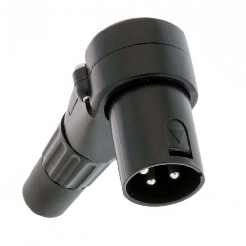 XLR 3p. apa lengő csatlakozó 90°