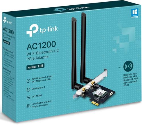 TP-Link Archer T5E AC1200 PCI-E WiFi adapter + Bluetooth 4.2