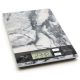Vog & Arths digitális konyhai mérleg (fehér márvány design, max. 5kg)