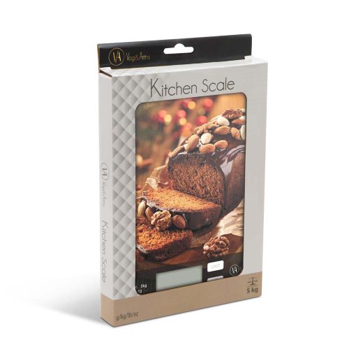 Vog & Arths digitális konyhai mérleg (sütemény design, max. 5kg)