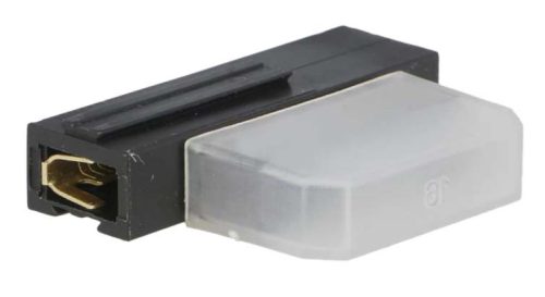 Biztosíték foglalat, lengő, késes biztosítékhoz, szerelhető, vezeték nélkül