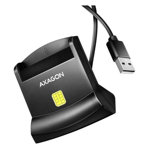 Axagon asztali USB Smart kártyaolvasó (bankkártya / személyi igazolvány)