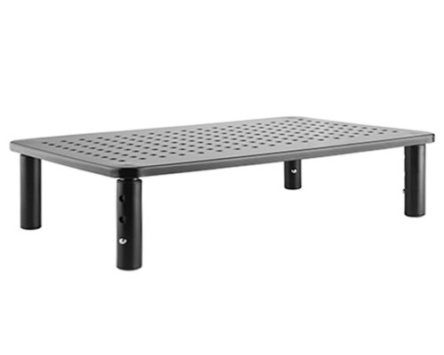 Gembird asztali monitor tartó állvány, acél, állítható, max. 20kg, 370x235x120mm