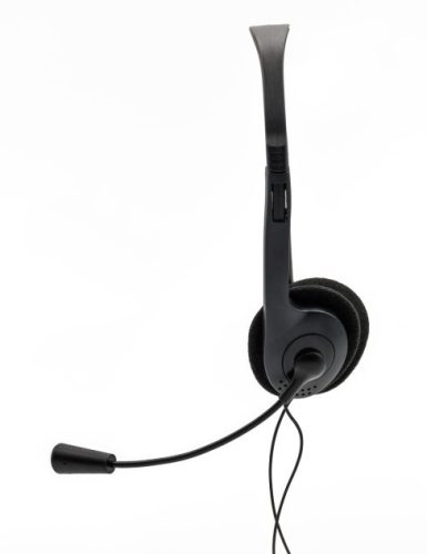 IRISTech F-14 fekete mikrofonos fejhallgató (headset)
