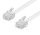 Telefon kábel, szerelt, fehér, 15m