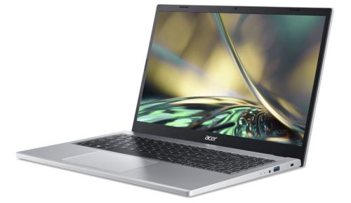 Acer Aspire A315 15.6" ezüst laptop (Ryzen 3, 16GB RAM, 512GB SSD, Full HD)