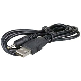   USB DC töltő kábel (USB Type-A dugó / 2.5x0.7mm DC dugó) 0.8m