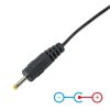 USB DC töltő kábel (USB Type-A dugó / 2.5x0.7mm DC dugó) 0.8m