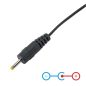   USB DC töltő kábel (USB Type-A dugó / 2.5x0.7mm DC dugó) 0.8m