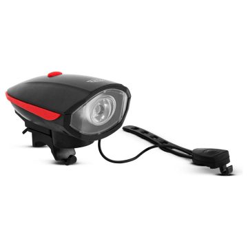  Wheel Zone XPE LED-es kerékpár lámpa elektromos kürttel (450lm, IP55)