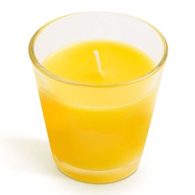 Garden of Eden citronella illatgyertya üvegpohárban