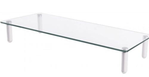 Digitus asztali monitor tartó 5mm-es edzett üvegből (560x210x80mm)