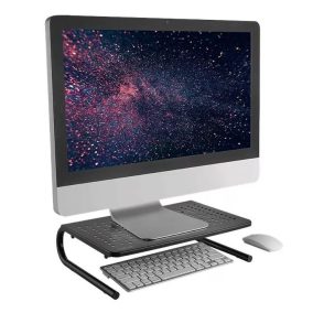   Logilink asztali monitor tartó állvány, acél, fix, max. 20kg, 370x235x100mm