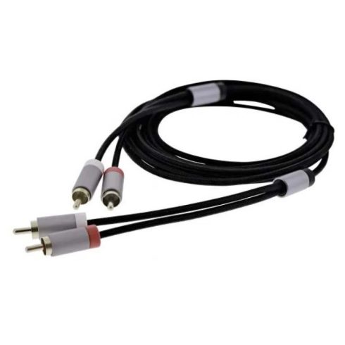 RCA összekötő kábel, minőségi, sztereó 3.0m