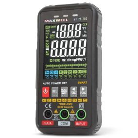   Maxwell 25703 automata "fullscreen" színes kijelzős multiméter, 3", 4x AAA