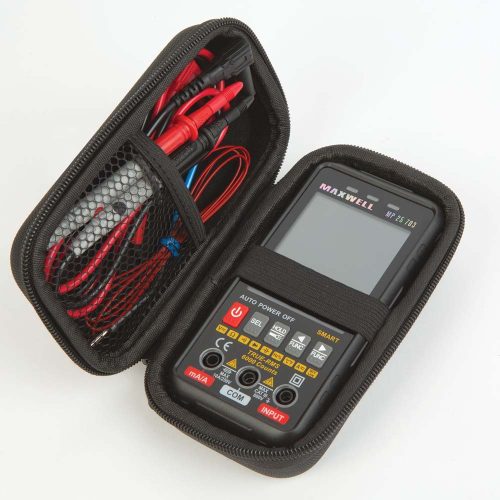 Maxwell 25703 automata "fullscreen" színes kijelzős multiméter, 3", 4x AAA