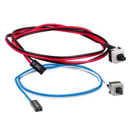   POWER és RESET gomb asztali számítógéphez, komplett készlet, 60cm