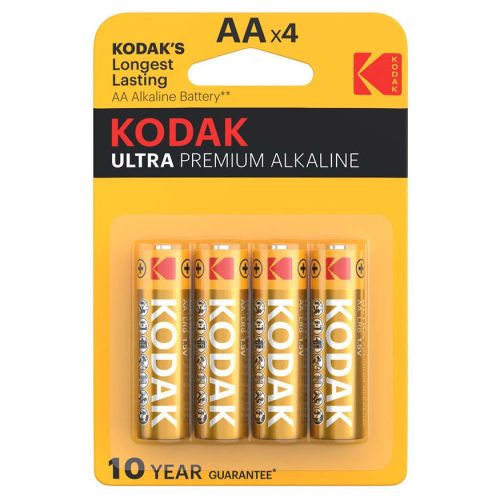 Kodak Ultra Premium Alkaline AA elem (4db-os bliszter)