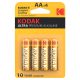Kodak Ultra Premium Alkaline AA elem (4db-os bliszter)