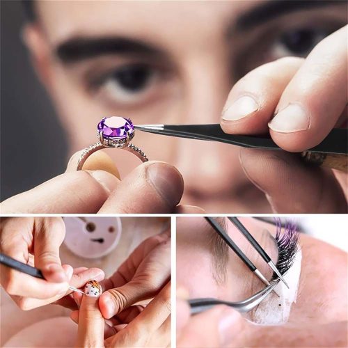 Handy 11 részes antisztatikus precíziós csipesz készlet