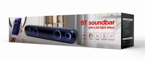 Gembird Bluetooth Soundbar with LED light effect