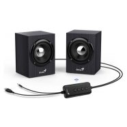   Genius SP-HF385BT fadobozos sztereó Bluetooth hangszórópár (fekete)